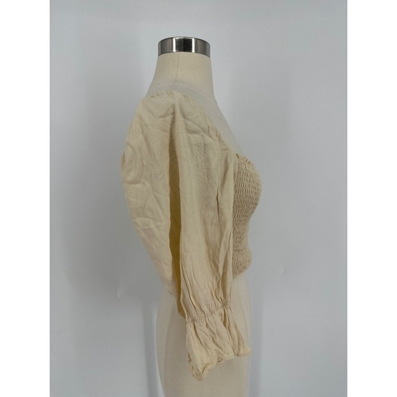 Dress Forum Ribbed Square Neck 3/4 Sleeves Top - Picture 3 of 9